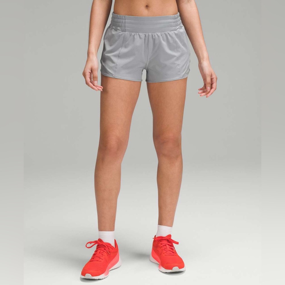 Lululemon Hotty Hot HR Short 2.5" Rhino Gray Size 2